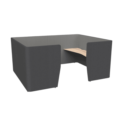 Motion Team Collaborative Work Pod Solid Beech - Office Furniture Company