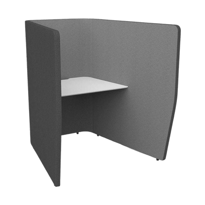 Motion Zip 1 Partition Work Pod Lacquered White - Office Furniture Company