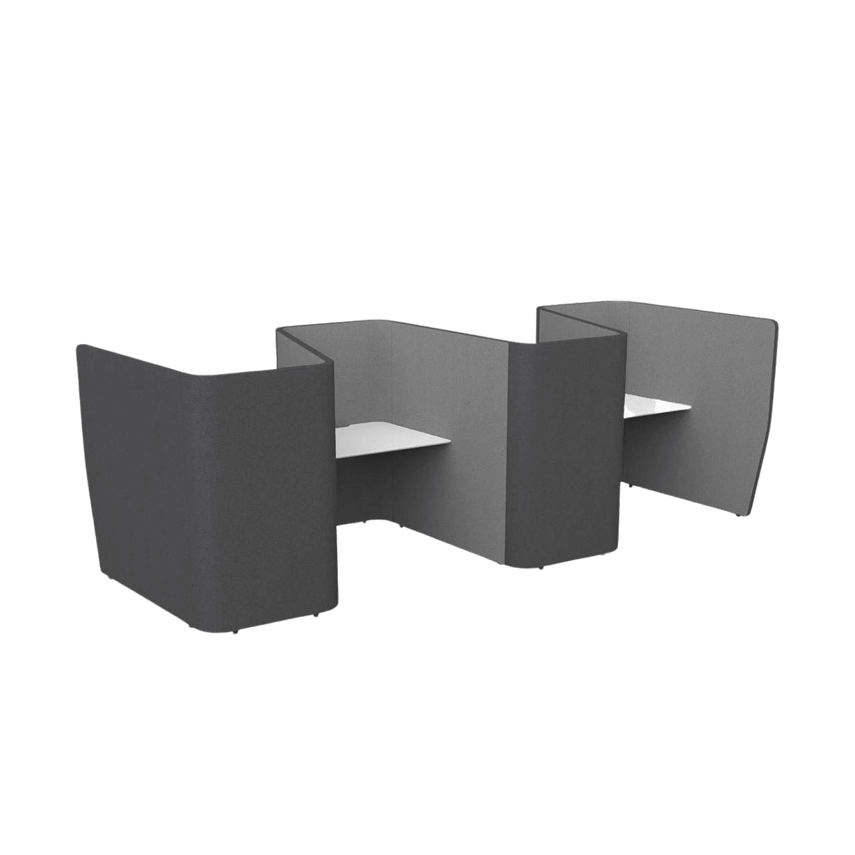Motion Zip 4 Partition Work Pod 2 - Office Furniture Company