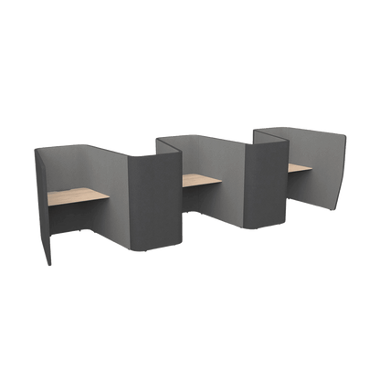 Motion Zip 5 Partition Work Pod Beech