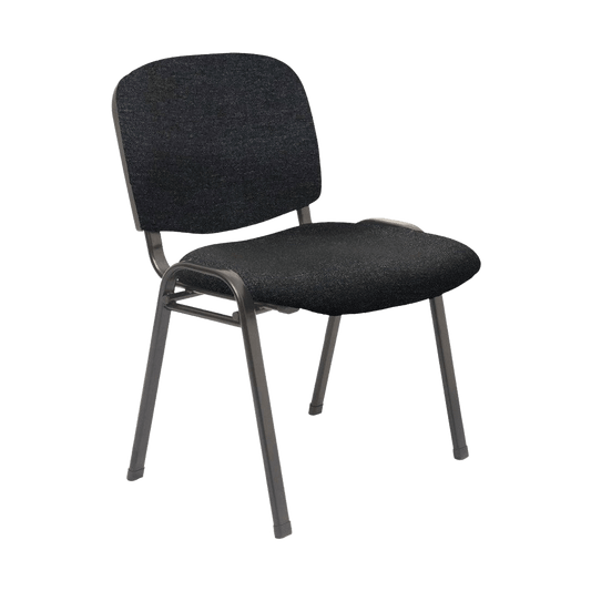 Nova Visitor Chair Black Fabric - Office Furniture Company