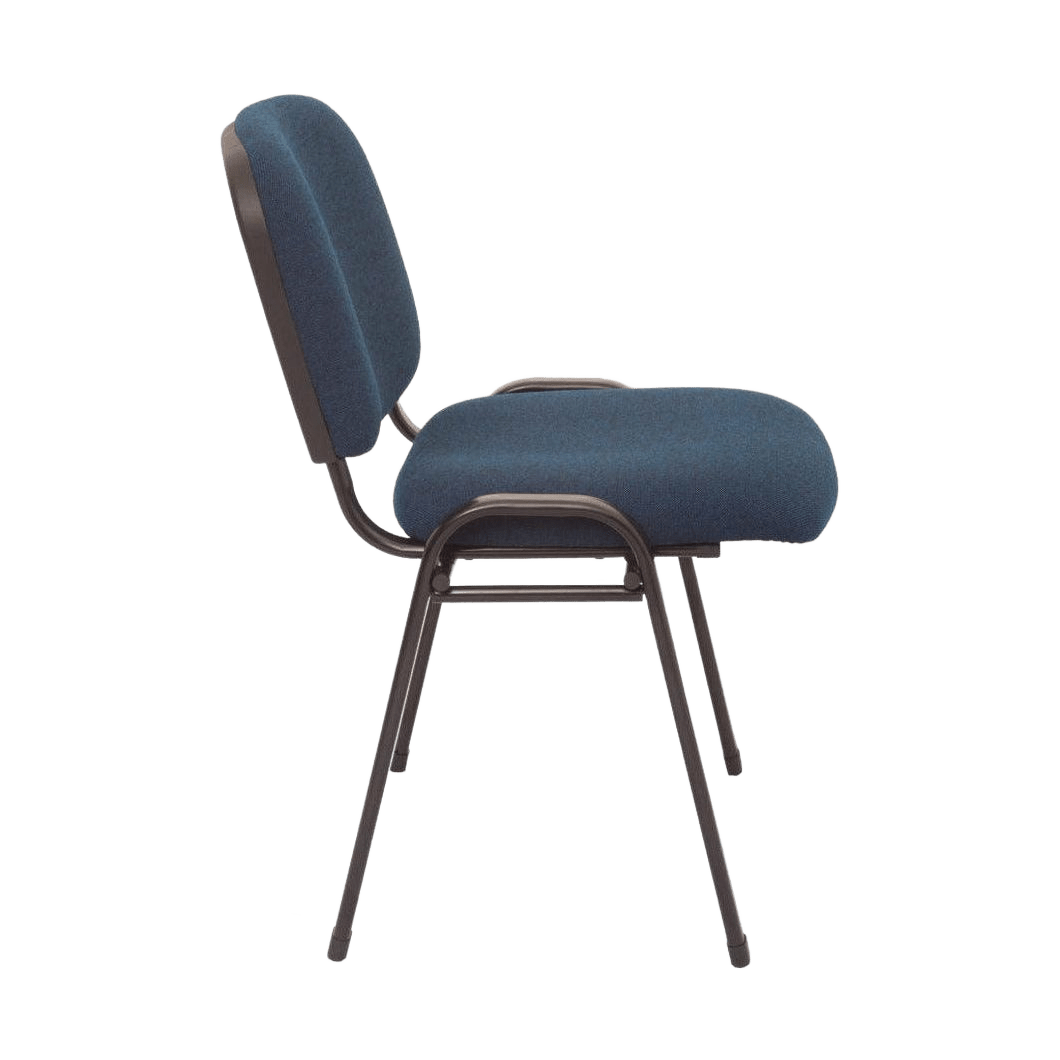 Nova Visitor Chair Black PU - Office Furniture Company