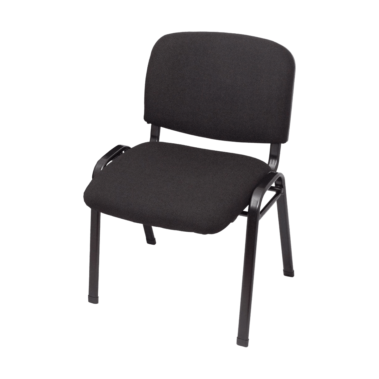 Nova Visitor Chair Black PU - Office Furniture Company
