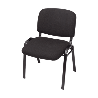 Nova Visitor Chair Black PU - Office Furniture Company
