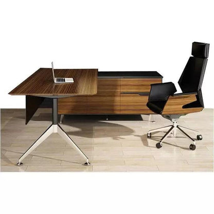 Novara Executive Desk With Return - Office Furniture Company 