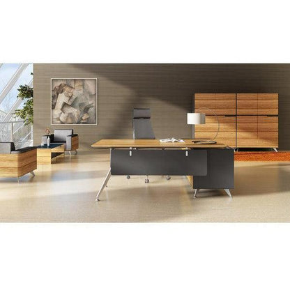 Novara Executive Desk With Return - Office Furniture Company 