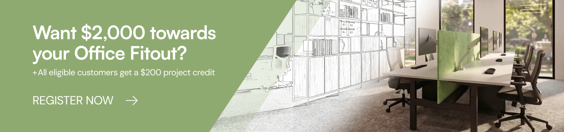 Want $2,000 towards your Office Fitout?