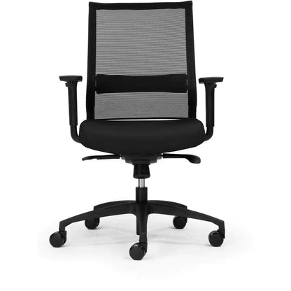 Onyx Medium Back Mesh Chair - Office Furniture Company 