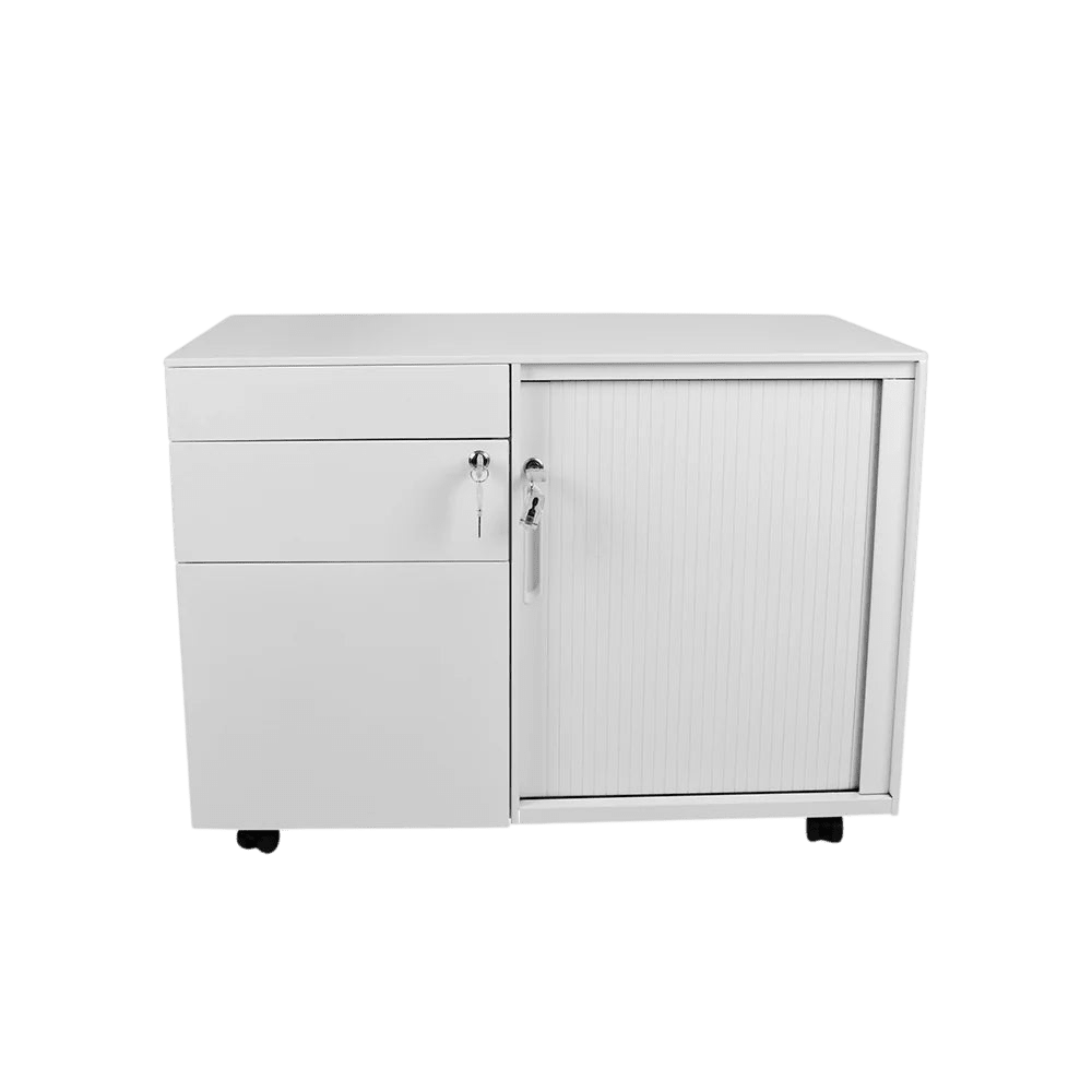 Order Mobile Caddy With Drawers & Cupboard Left