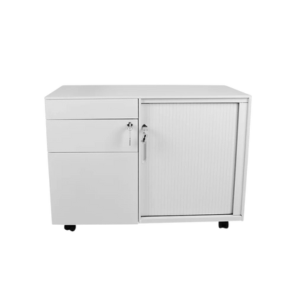 Order Mobile Caddy With Drawers & Cupboard Left