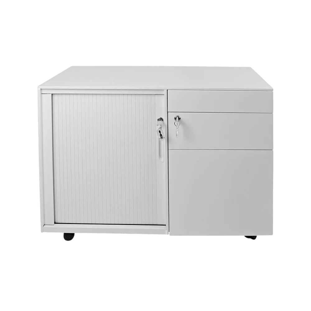 Order Mobile Caddy With Drawers & Cupboard Left