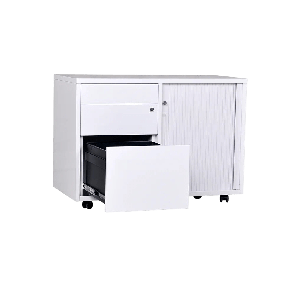 Order Mobile Caddy With Drawers & Cupboard Left