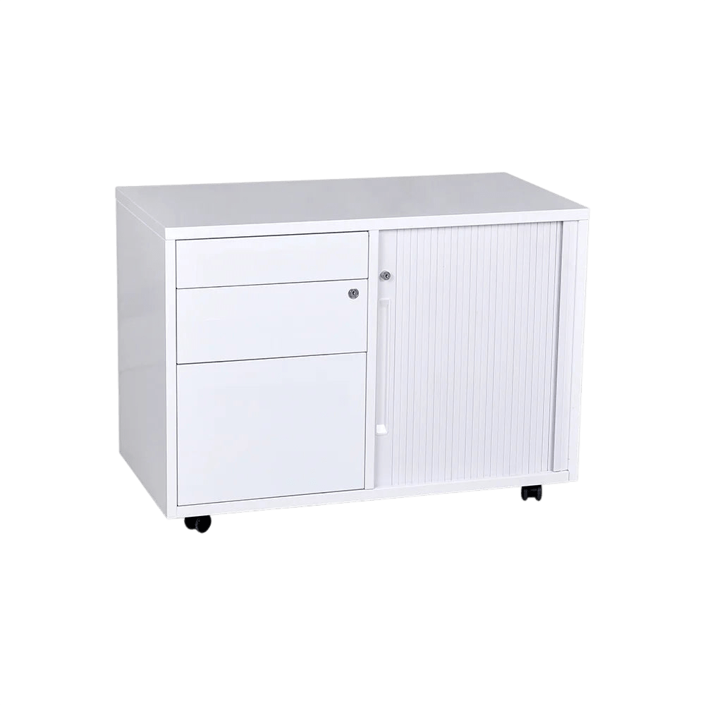 Order Mobile Caddy With Drawers & Cupboard Left