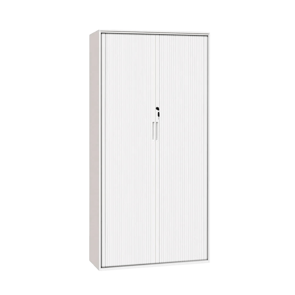 Order Tambour Cupboard Black 2 Shelves