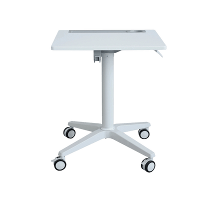 Oslo Mobile Sit Stand Mobile Laptop Desk White