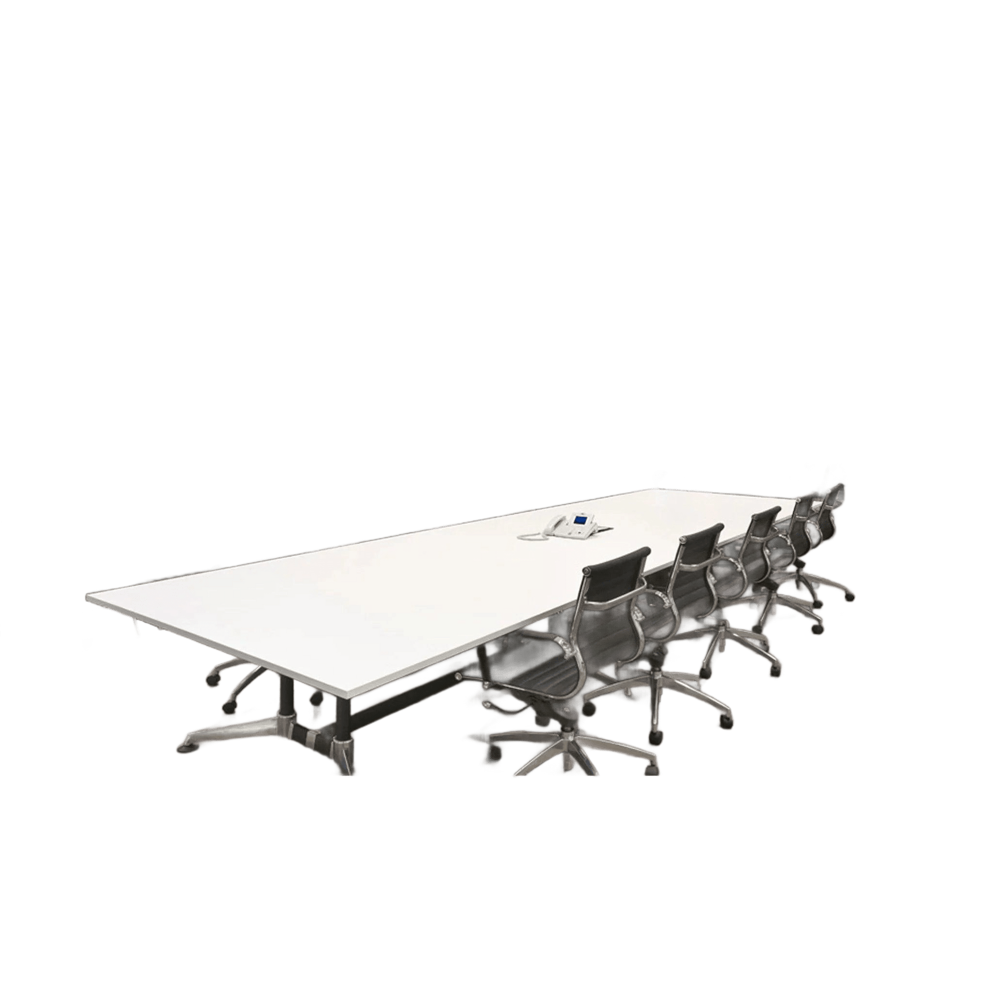 Modulus Boardroom Table with Twin Post Legs Meeting & Boardroom Tables