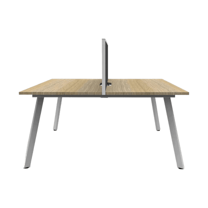 Eternity 2 Person Double Sided Workstations with Screen Multi-Person Desks