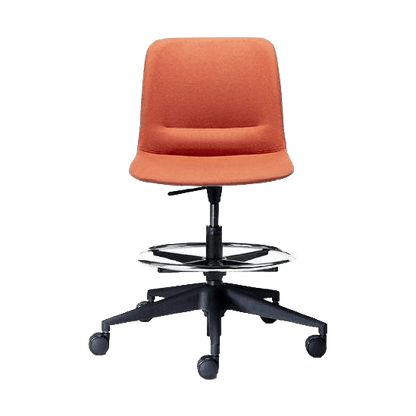 Unica Swivel Drafting Stool Upholstered Stools & High Seating
