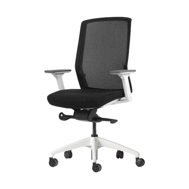 Aveya White Ergonomic Office Chair Task & Operator Chairs