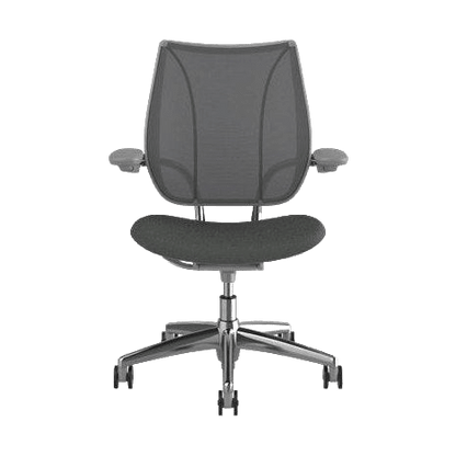 Humanscale Liberty Ergonomic Task Chair with Adjustable Arms In Grey Task & Operator Chairs