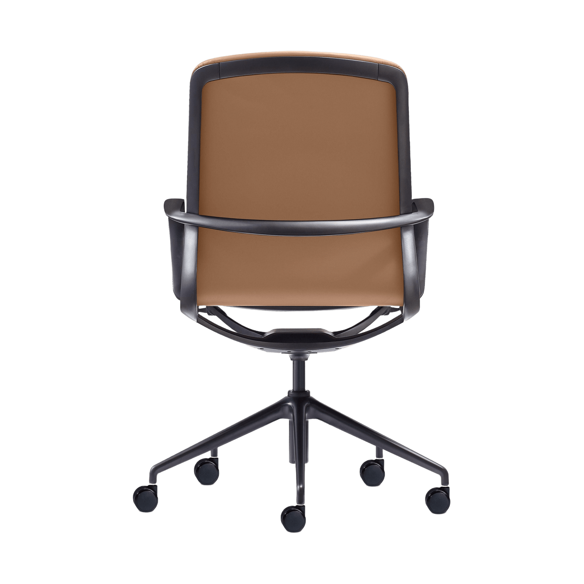 Meta Executive Meeting Chair in Tan Leather Executive & Boardroom Chairs