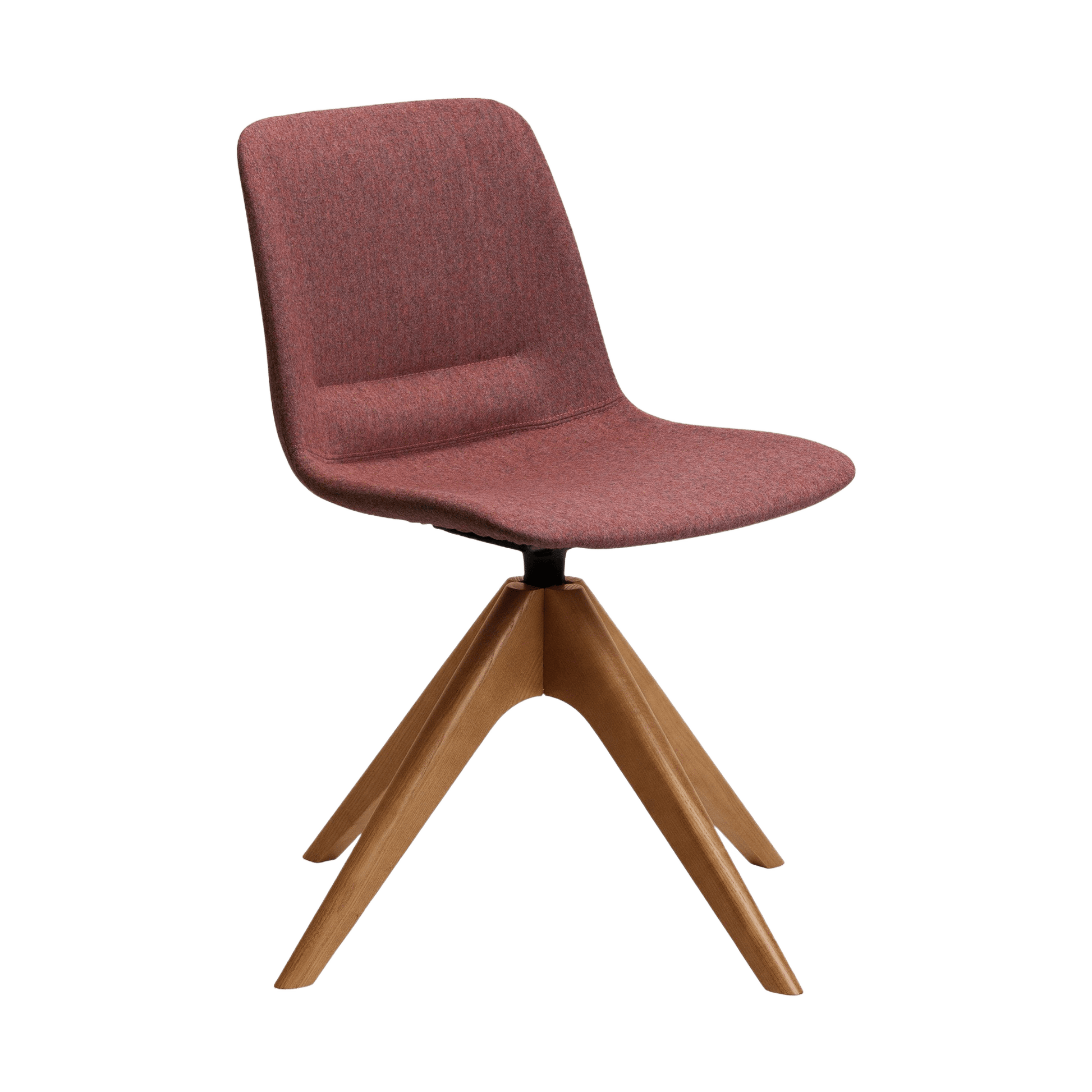 Unica Timber Swivel Upholstered Chair Meeting & Visitor Chairs