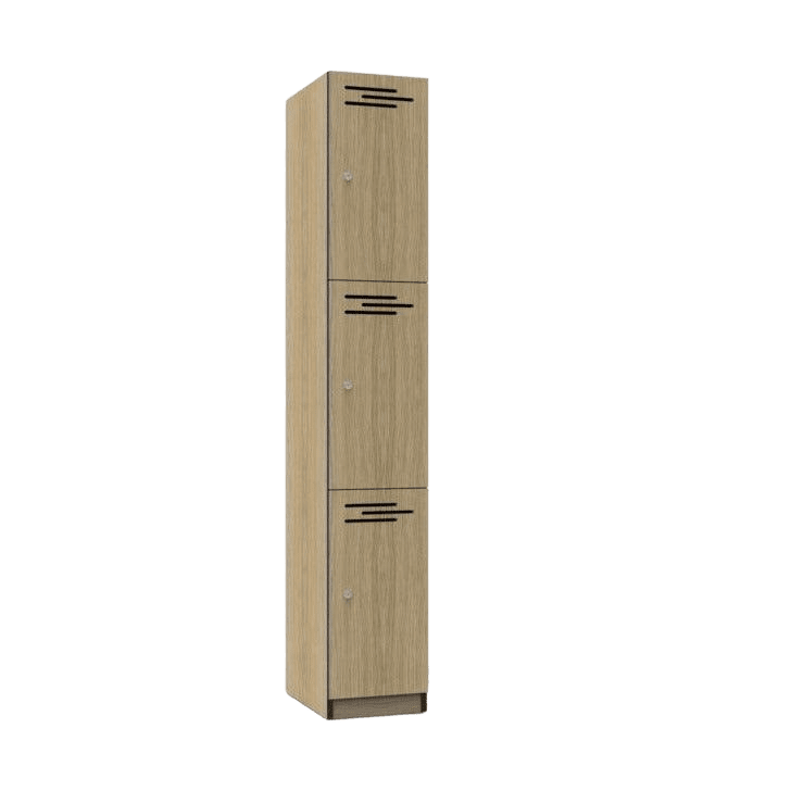 Infinity 3 Door Melamine Locker Lockers & Secure Storage