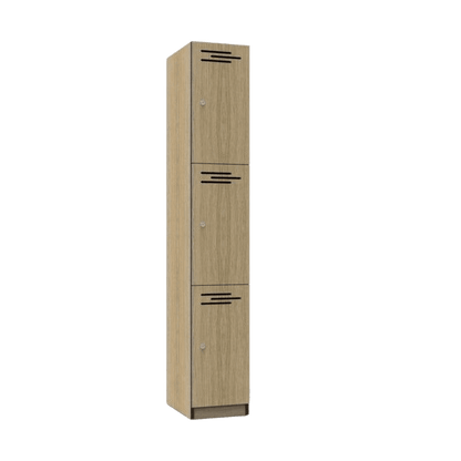 Infinity 3 Door Melamine Locker Lockers & Secure Storage