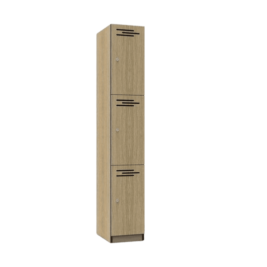 Infinity 3 Door Melamine Locker Lockers & Secure Storage
