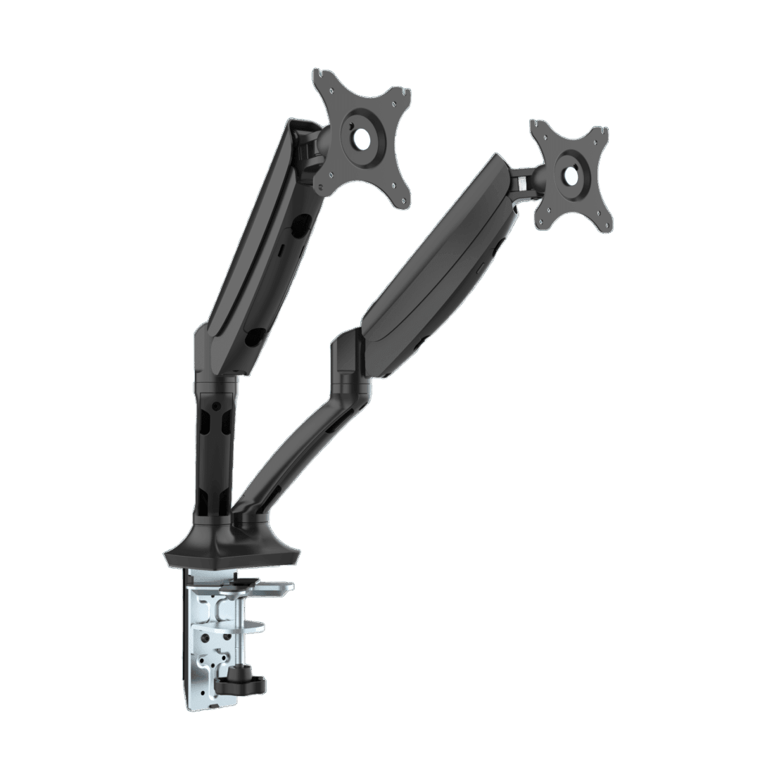 Executive Gas Spring Dual Monitor Arm Monitor & Desk Accessories