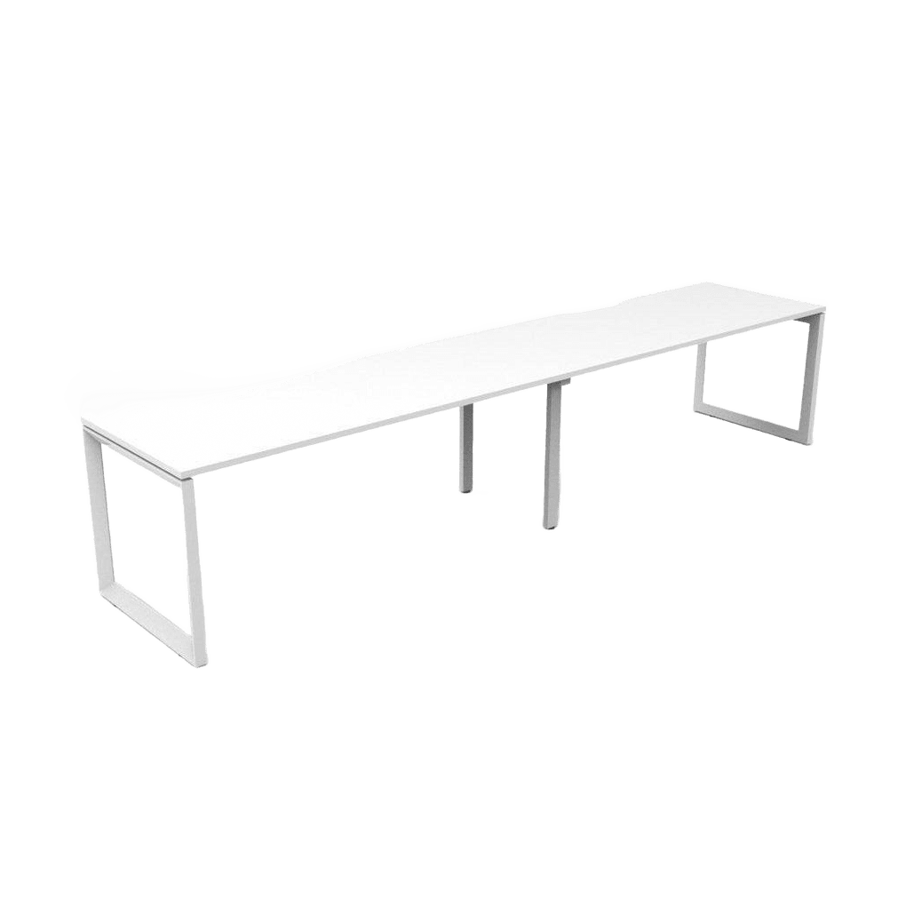 Deluxe Loop Leg Single Sided 2 Person Workstations Multi-Person Desks