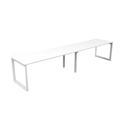 Deluxe Loop Leg Single Sided 2 Person Workstations Multi-Person Desks