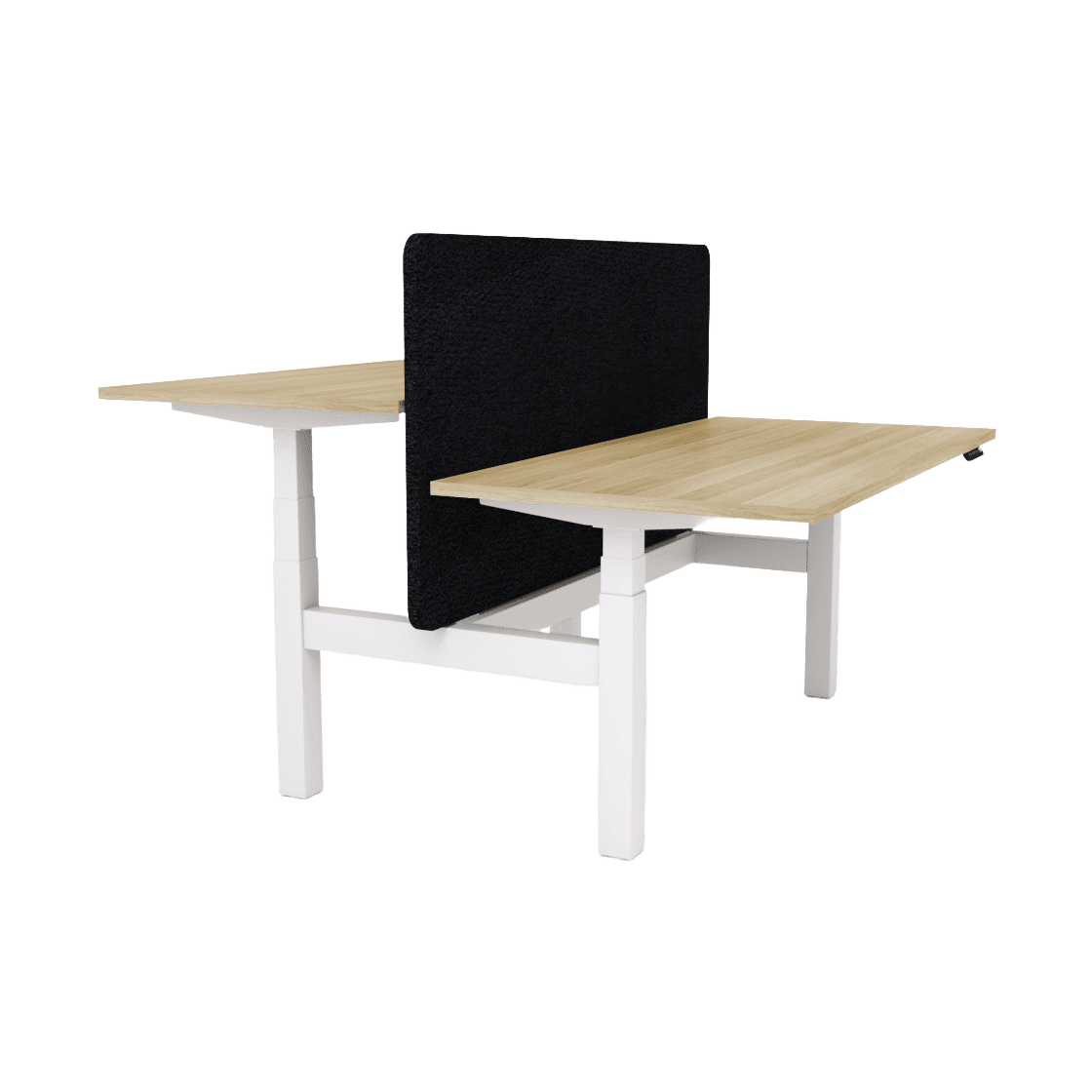 Agile Motion - Electric Height Adjustable Double Sided Workstation With Screen Multi-Person Desks