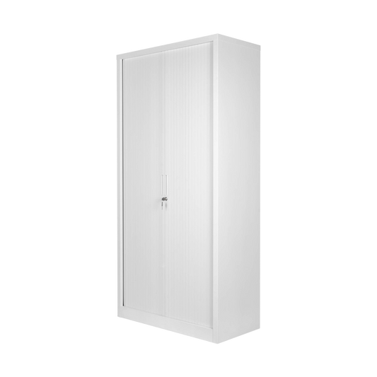 Tall Metal Tambour Storage Cupboard Cupboards & Shelving