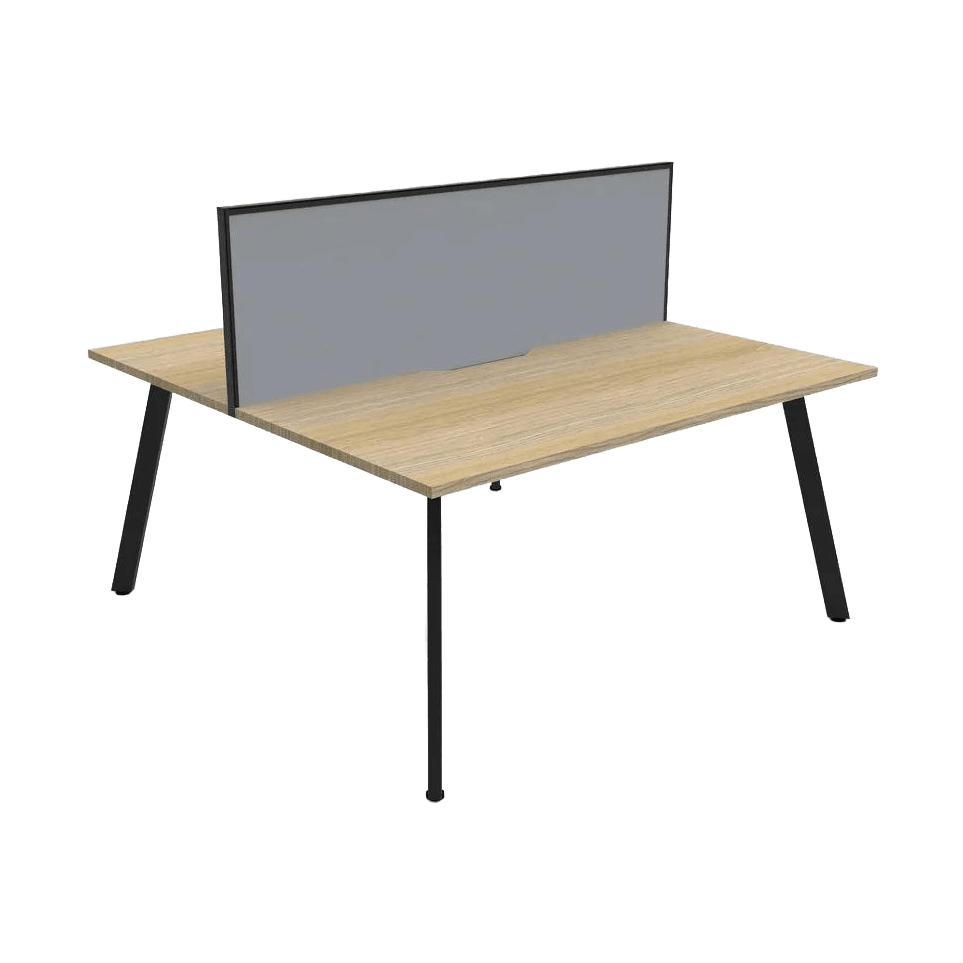 Eternity 2 Person Double Sided Workstations with Screen Multi-Person Desks