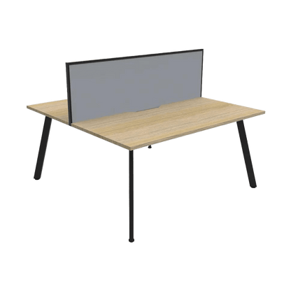 Eternity 2 Person Double Sided Workstations with Screen Multi-Person Desks