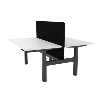 Agile Motion - Electric Height Adjustable Double Sided Workstation With Screen Multi-Person Desks