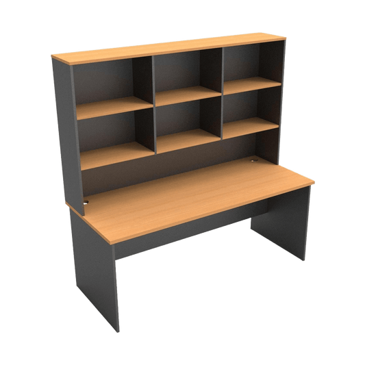 Rapid Worker Office Desk with Hutch Single Desks