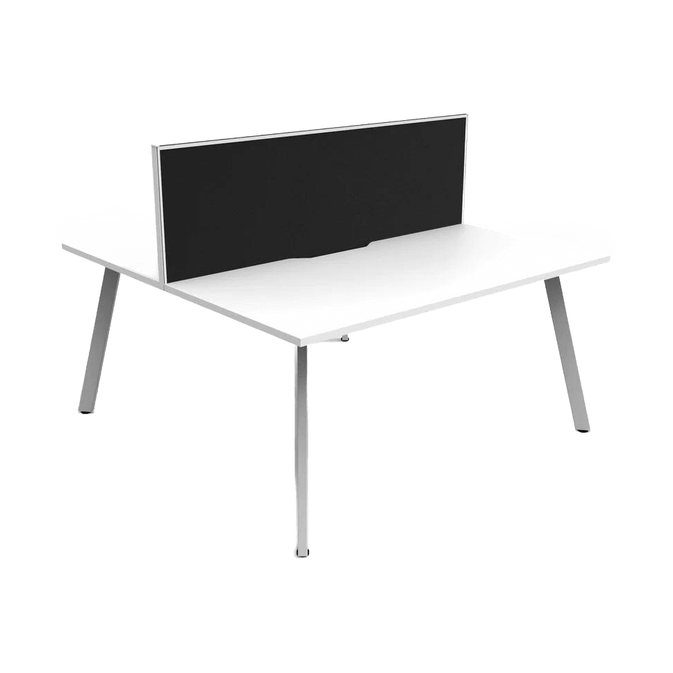 Eternity 2 Person Double Sided Workstations with Screen Multi-Person Desks