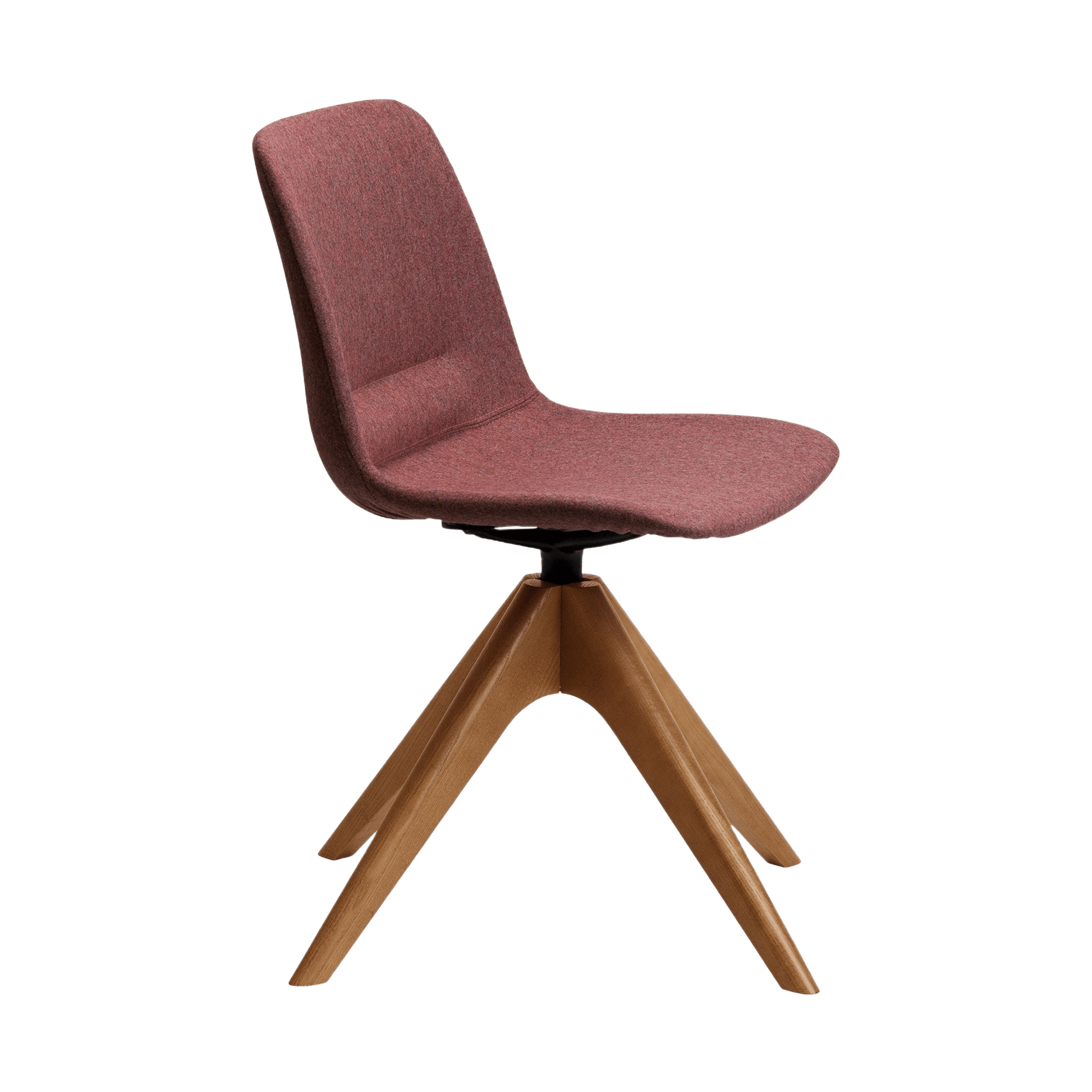 Unica Timber Swivel Upholstered Chair Meeting & Visitor Chairs