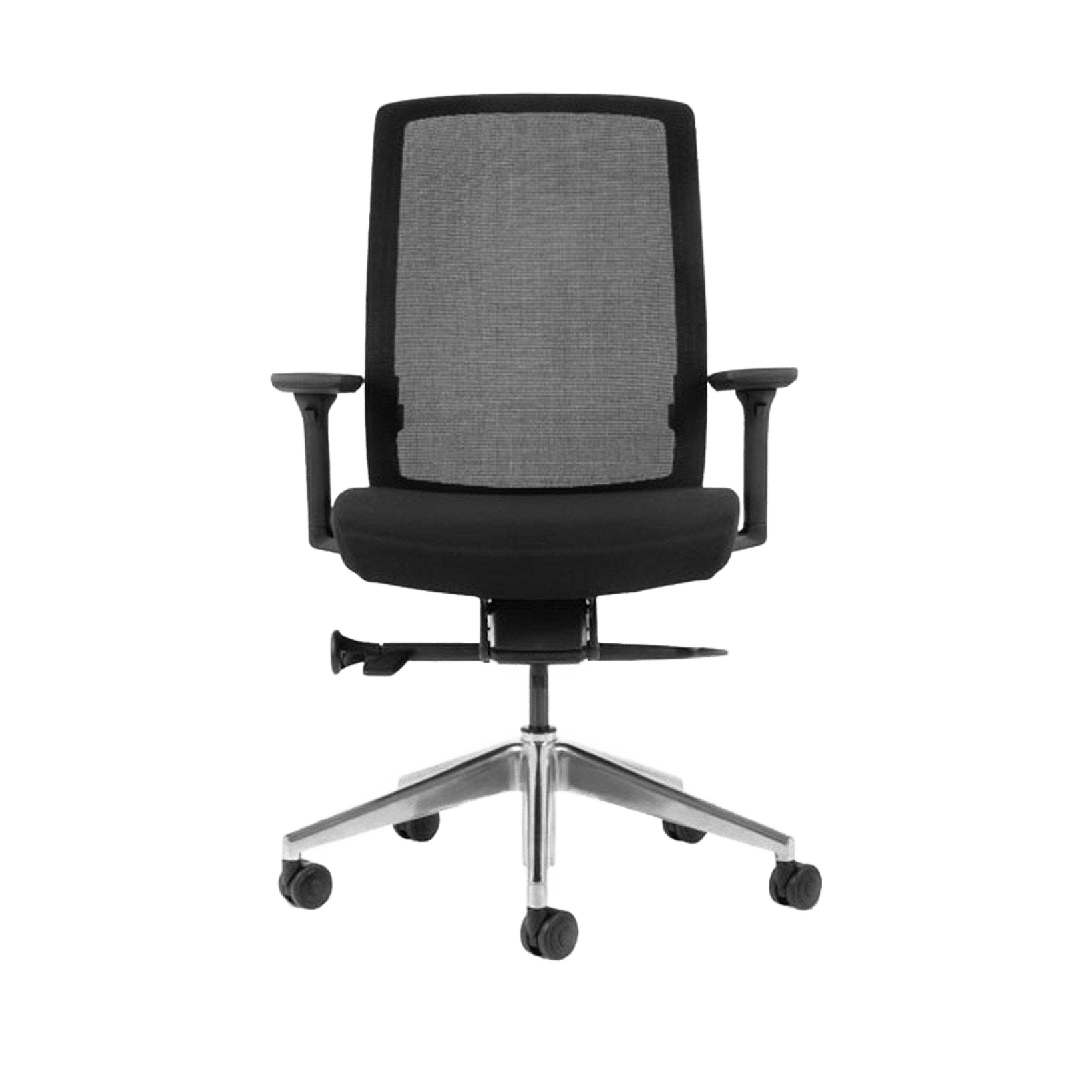 Aveya Black Ergonomic Office Chair Task & Operator Chairs
