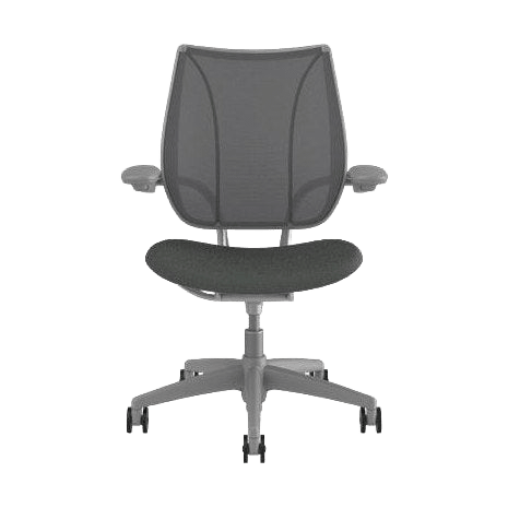 Humanscale Liberty Ergonomic Task Chair with Adjustable Arms In Grey Task & Operator Chairs