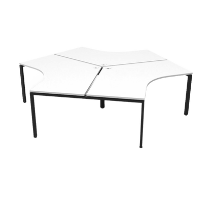 Profile Leg 120 Degree Workstations Multi-Person Desks