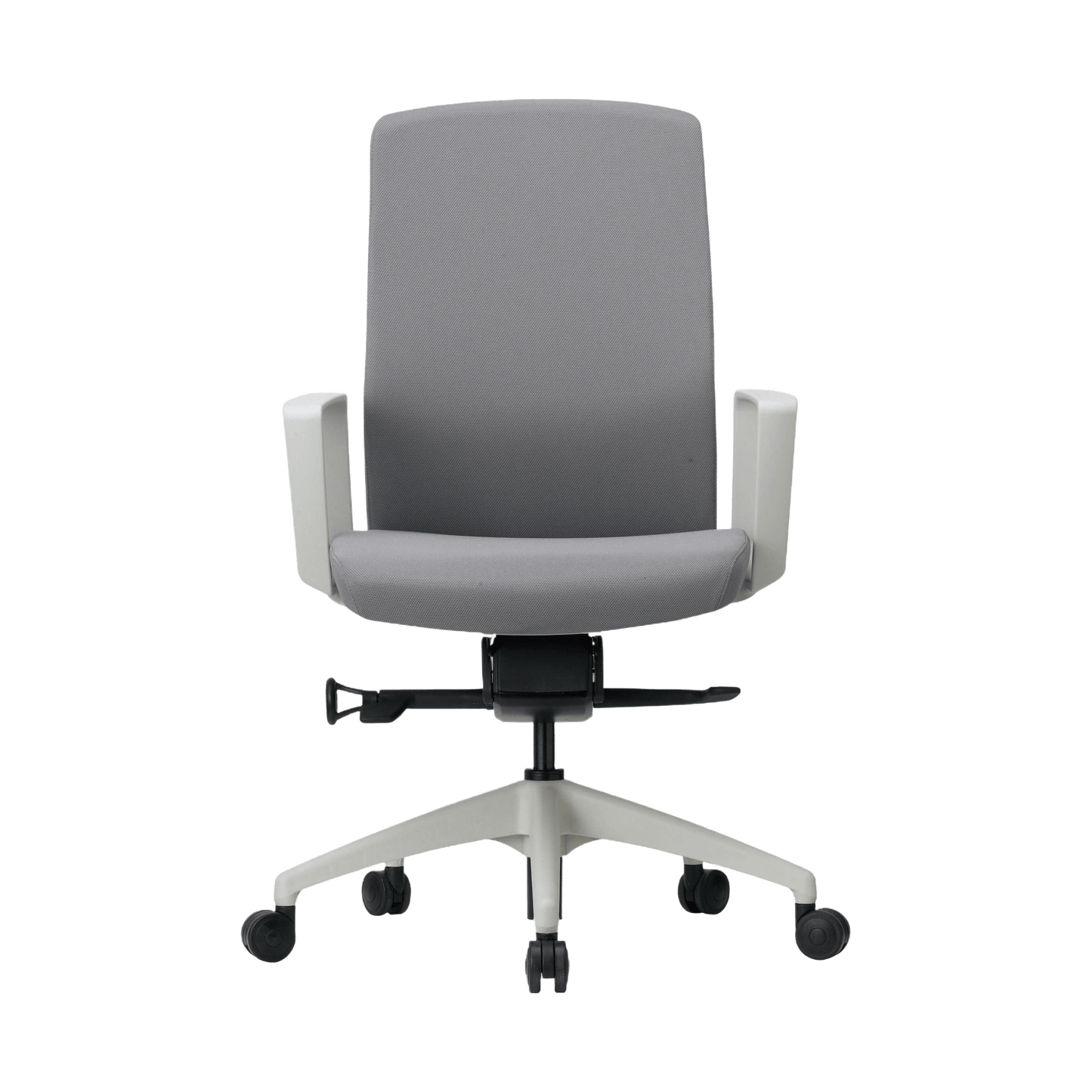 Aveya White Upholstered Ergonomic Office Chair Task & Operator Chairs