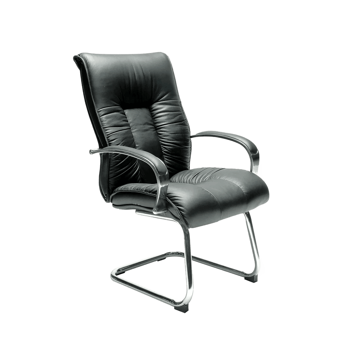 Big Boy Leather Visitor Chair Meeting & Visitor Chairs