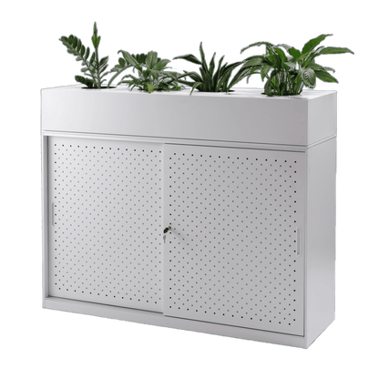 Go Perforated Sliding Door Cupboard Cupboards & Shelving