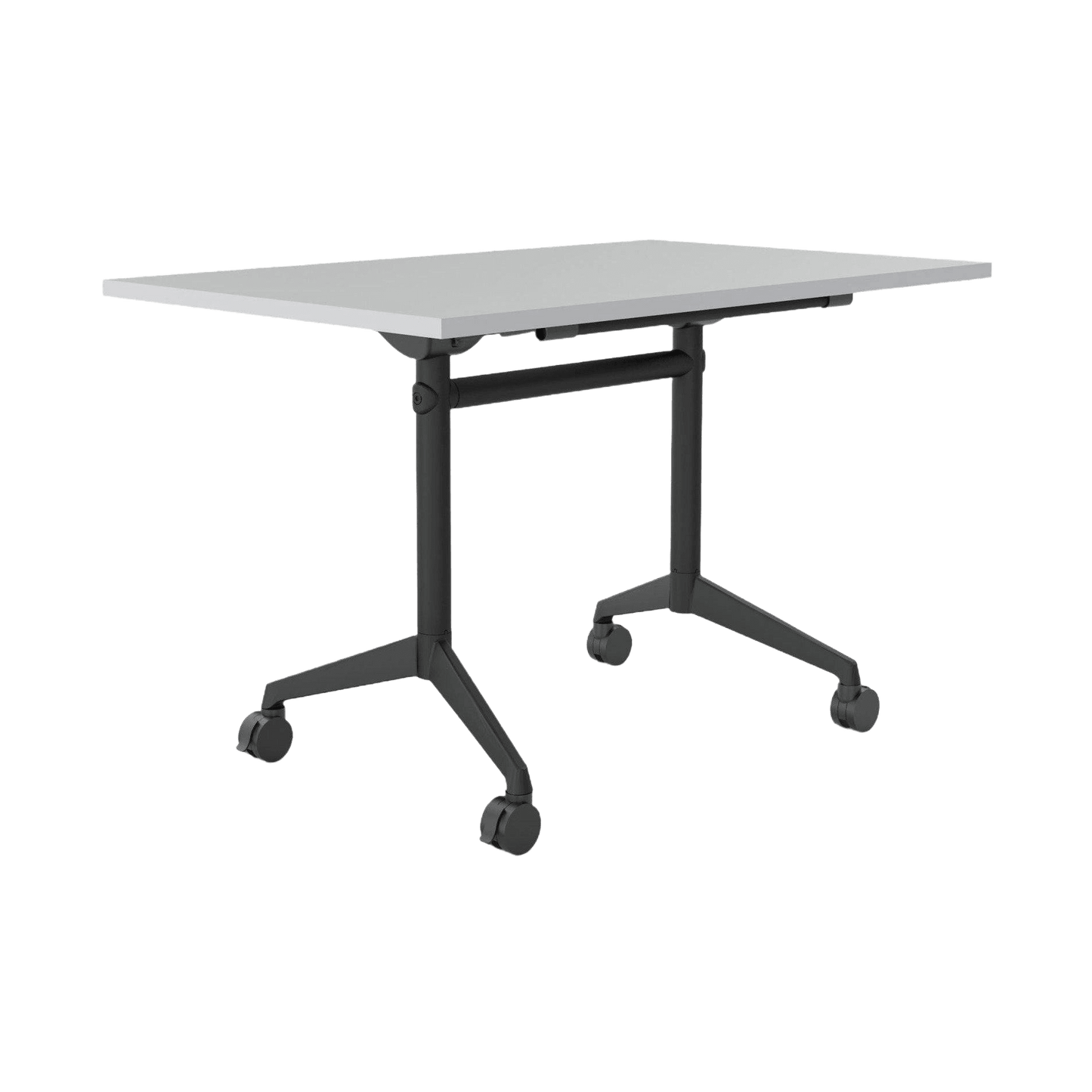Modulus Mobile Flip Table with All Black Legs Folding & Multi-Purpose Tables