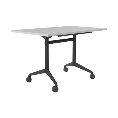 Modulus Mobile Flip Table with All Black Legs Folding & Multi-Purpose Tables