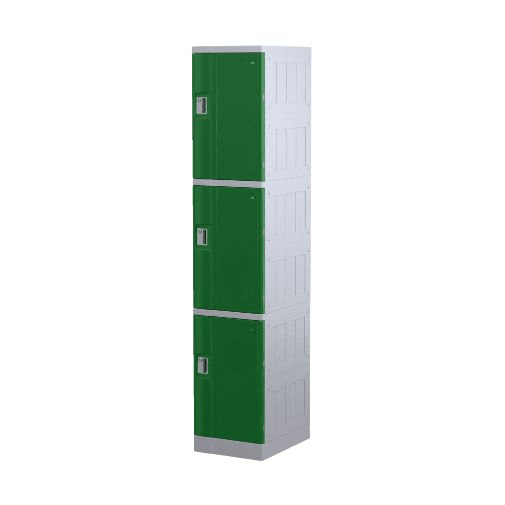Steelco 3 Door ABS Plastic Locker Lockers & Secure Storage