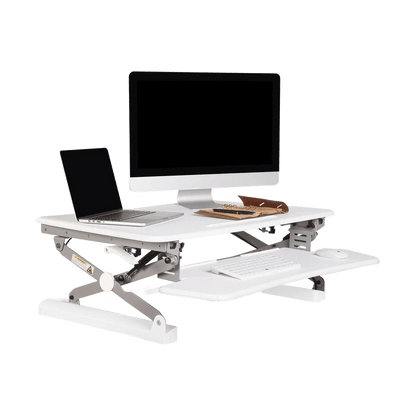 Manual Desk Riser Monitor & Desk Accessories